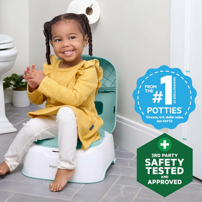 Prepare to Potty 3-In-1 System - Potty Training Toilet, Topper, Step Stool, Easy Setup, for Toddlers Ages 18 Months+